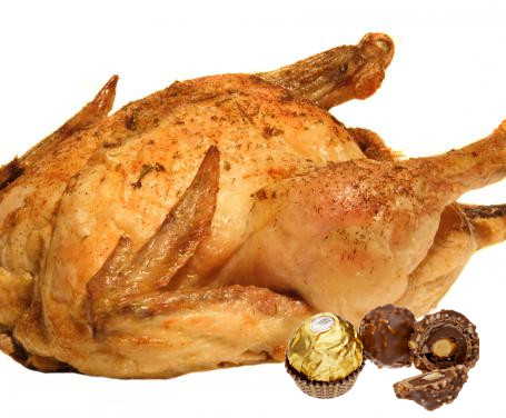Pollo e Ferrero Rocher